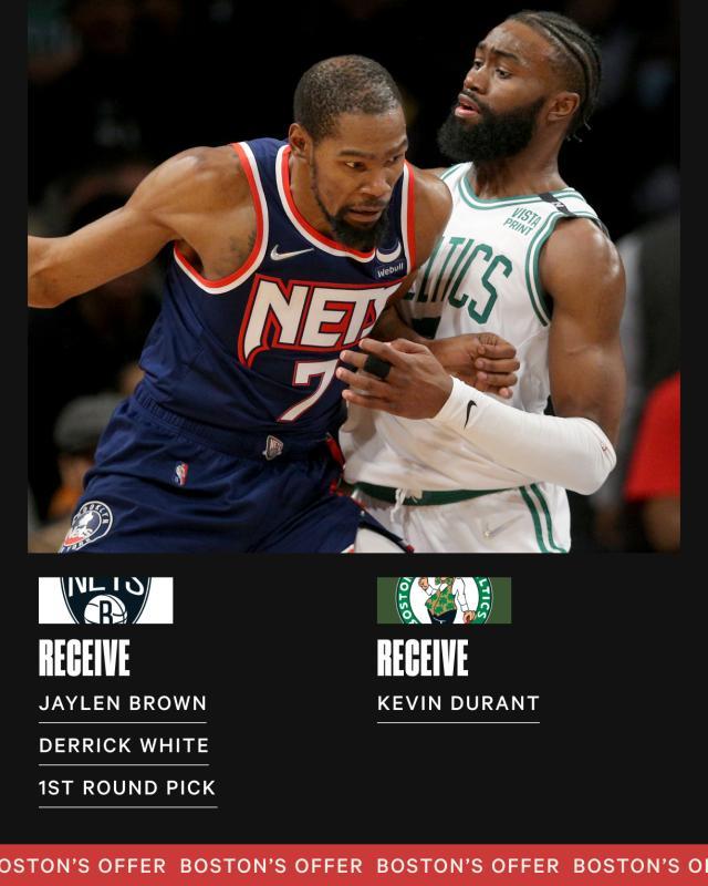 体育直播-报价领跑所有竞争者？凯尔特人愿为KD付出多少？